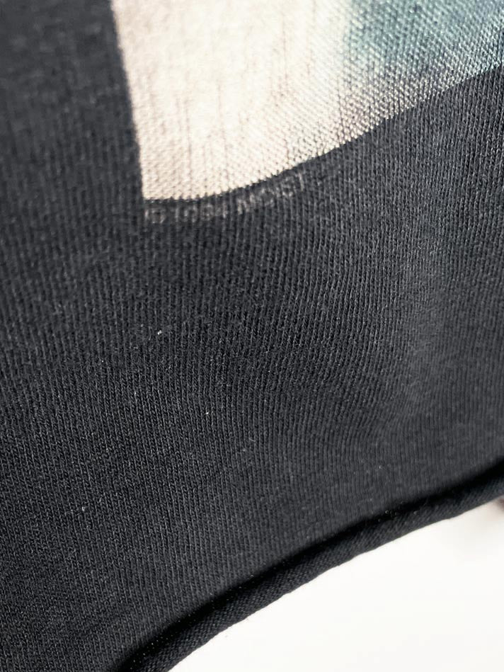 vintage 90s moist silver cropped tee | made in USA | wild oats - good market thrift store