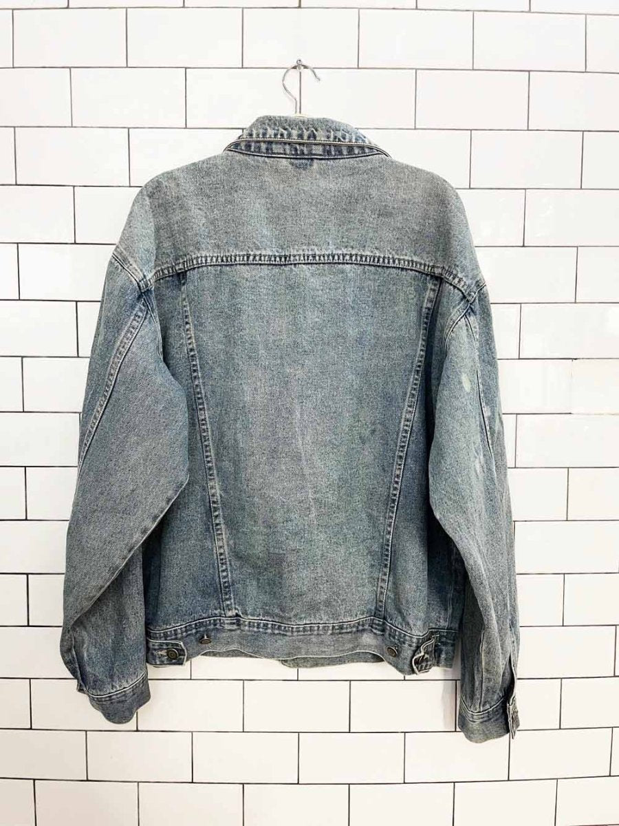 vintage 90s mossimo cali star soft denim jacket - good market thrift store