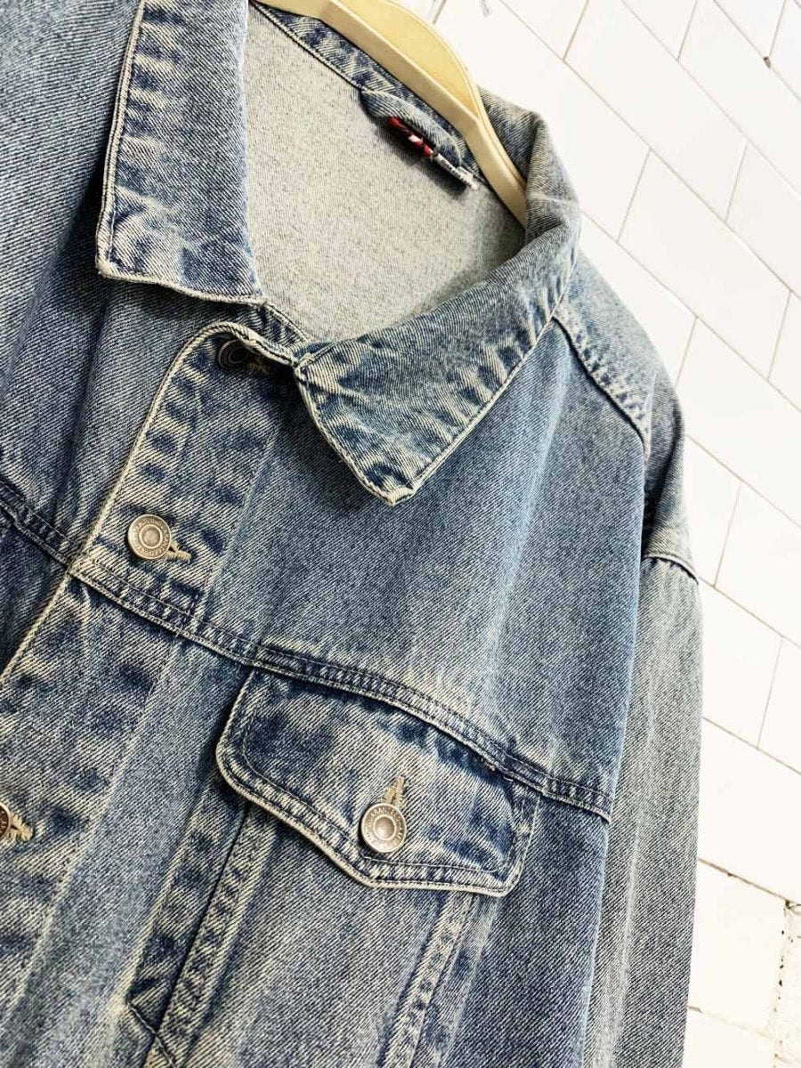 vintage 90s mossimo cali star soft denim jacket - good market thrift store