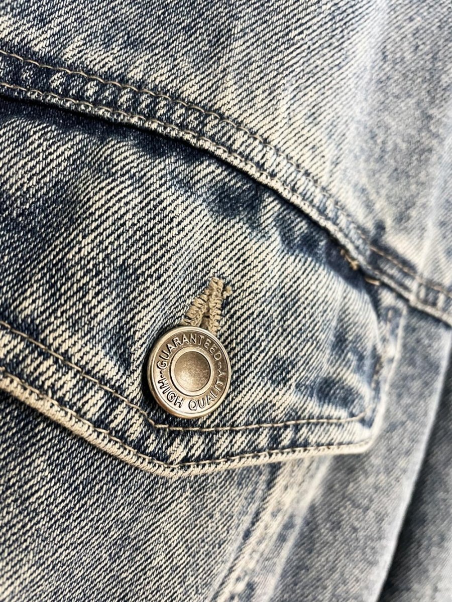 vintage 90s mossimo cali star soft denim jacket - good market thrift store
