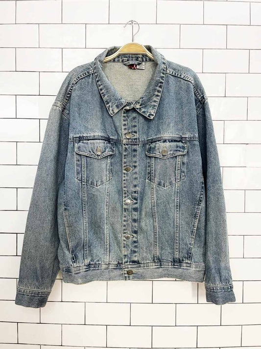 vintage 90s mossimo cali star soft denim jacket - good market thrift store