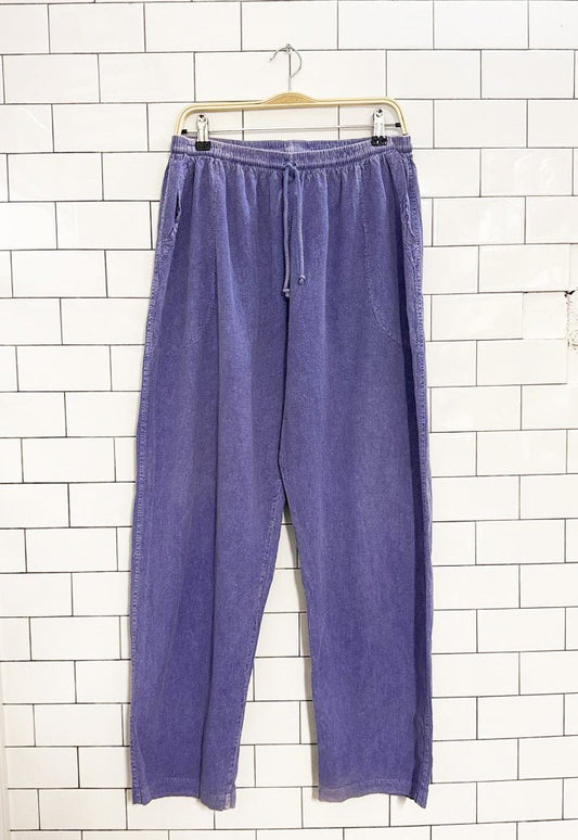 vintage 90s naturally rugged drawstring casual pants | made in Canada - good market thrift store