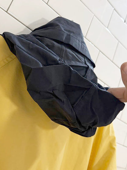 vintage 90s nautica fleece nylon reversible yacht jacket - good market thrift store