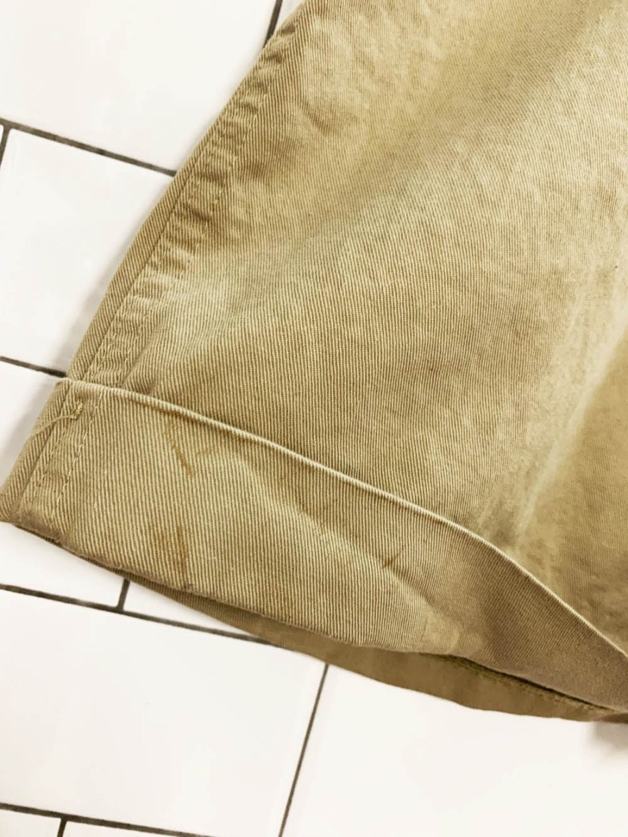vintage 90s neutral zone pleated button fly safari shorts | made in usa - good market thrift store