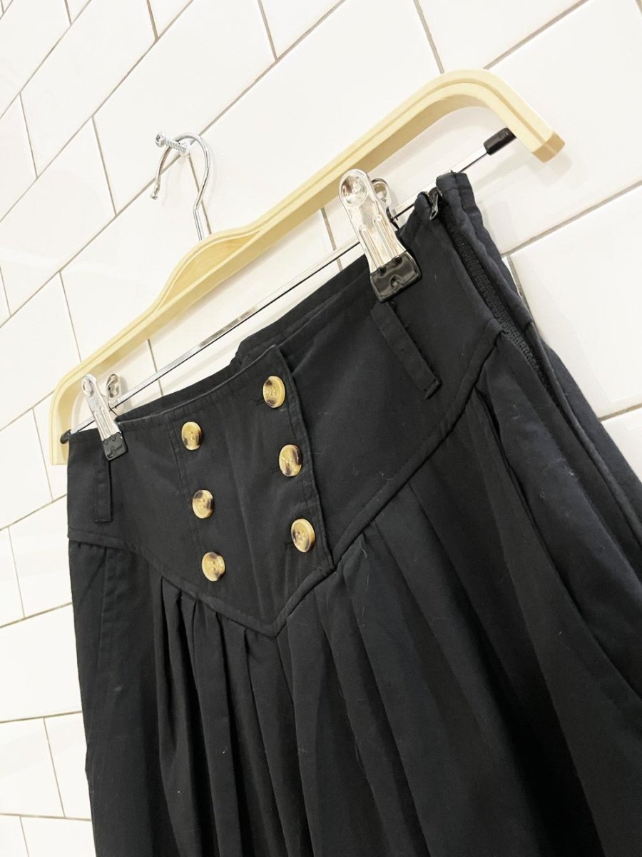 vintage 90s new line basque waist pleated trouser - good market thrift store