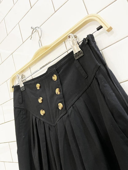 vintage 90s new line basque waist pleated trouser - good market thrift store