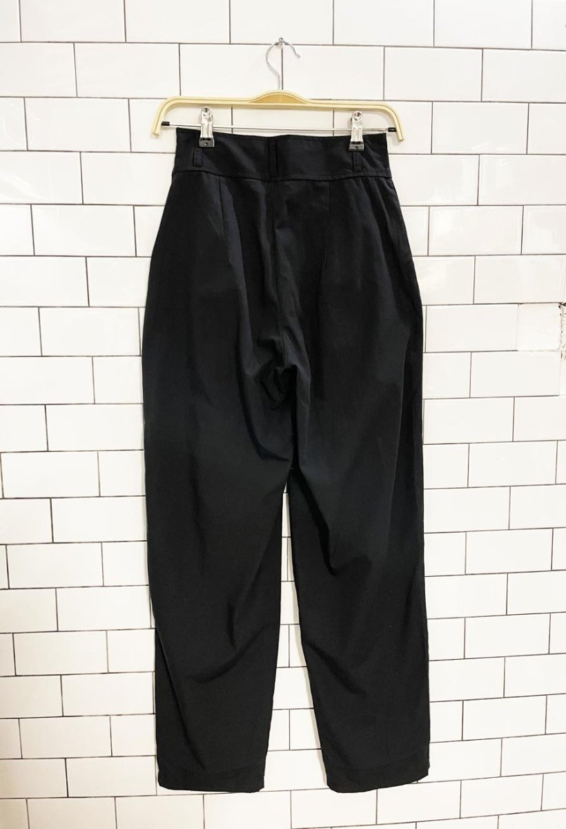 vintage 90s new line basque waist pleated trouser - good market thrift store