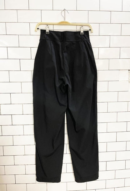 vintage 90s new line basque waist pleated trouser - good market thrift store