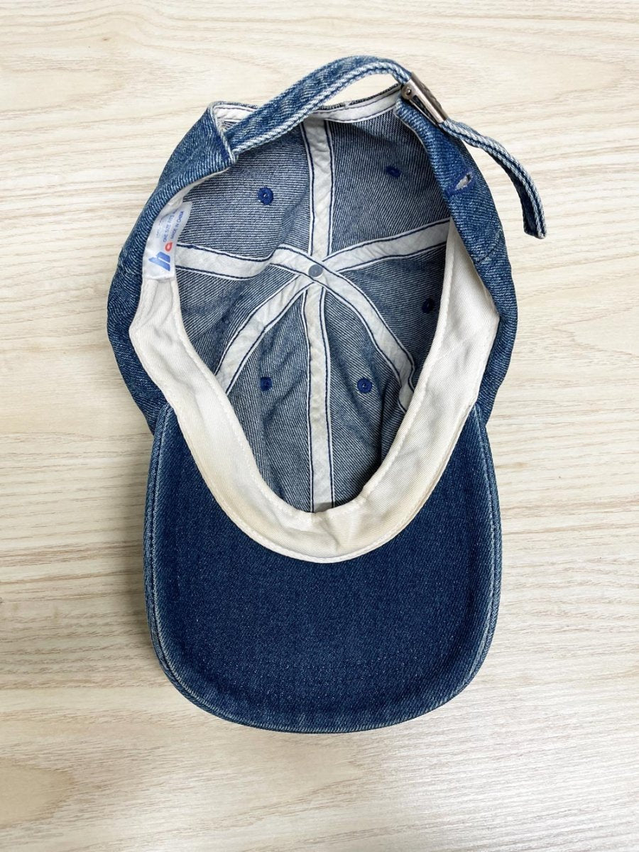 vintage 90s NG denim hat - good market thrift store