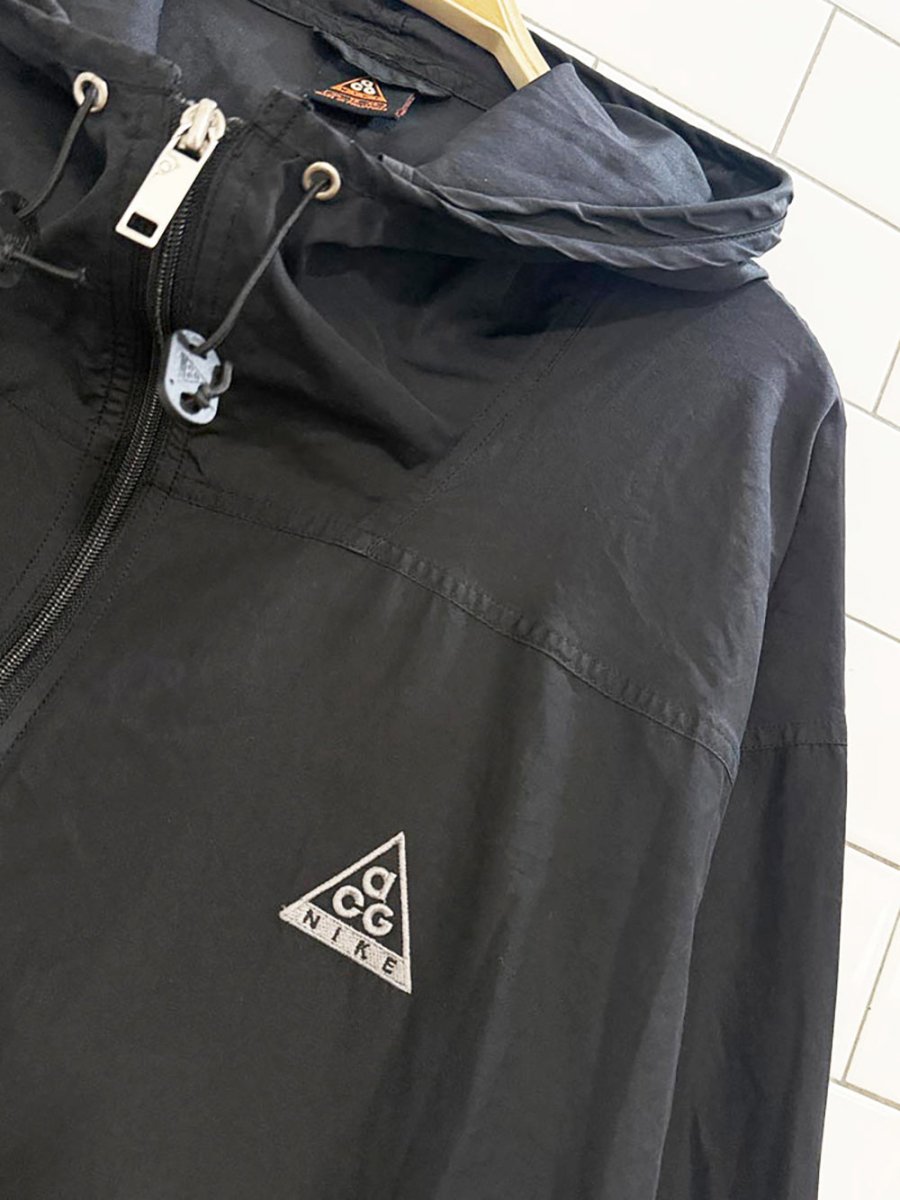 vintage 90s nike ACG 1/2 zip anorak pullover spring jacket - good market thrift store