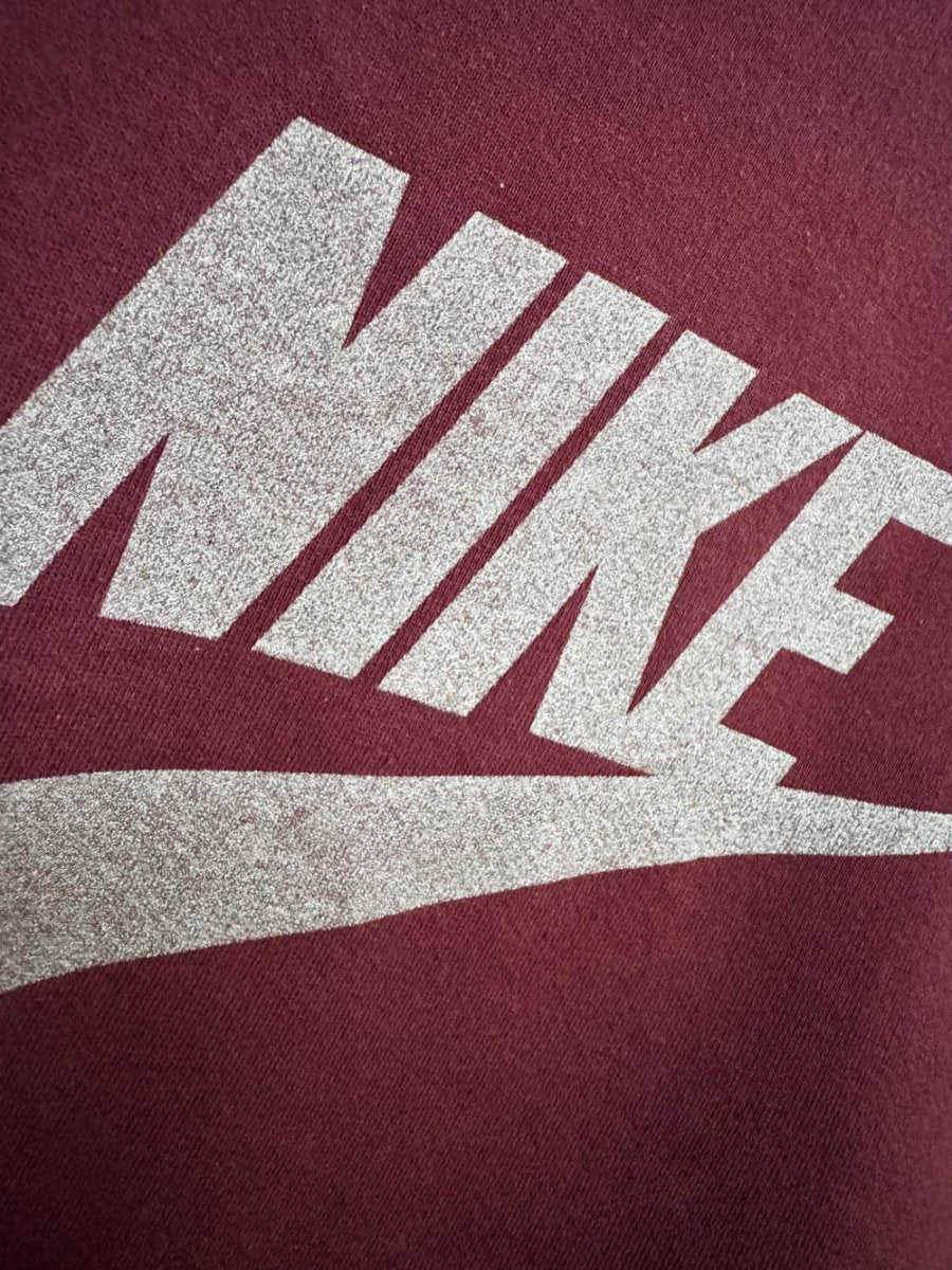 vintage 90s nike big swoosh sweatshirt | made in USA - good market thrift store