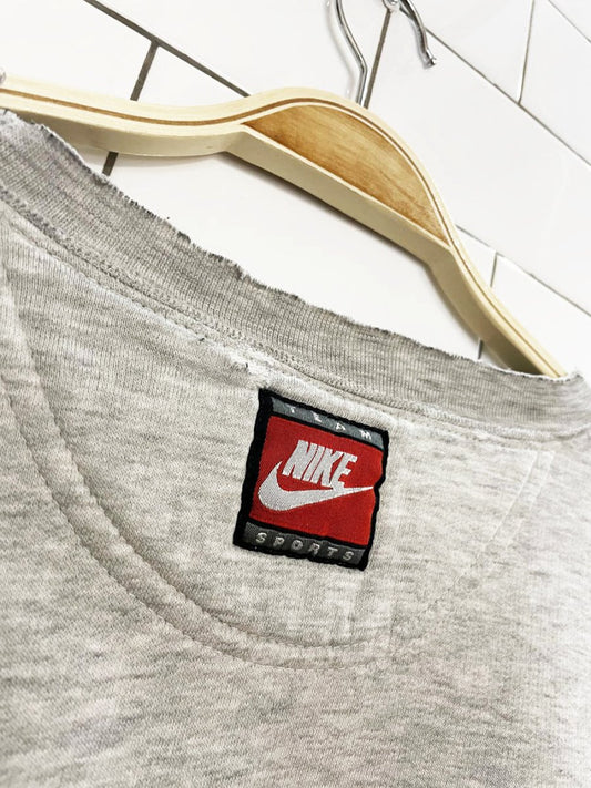 vintage 90s nike nike wizards oversized distressed sweatshirt tee | reworked - good market thrift store
