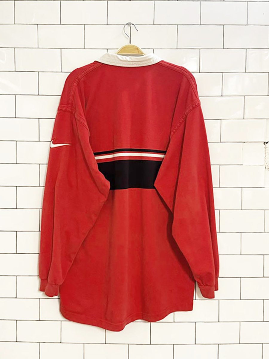 vintage 90s nike stade toulousain rugby shirt - good market thrift store