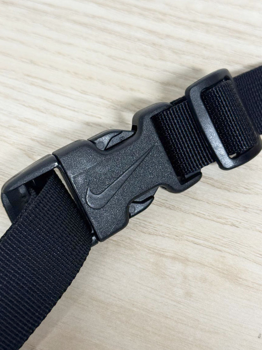 vintage 90s nike two - tone canvas fanny pack - good market thrift store