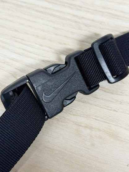 vintage 90s nike two - tone canvas fanny pack - good market thrift store