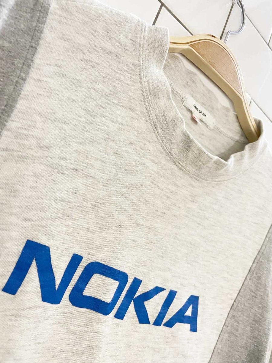vintage 90s nokia suzhou panelled tee | comme ça ism - good market thrift store