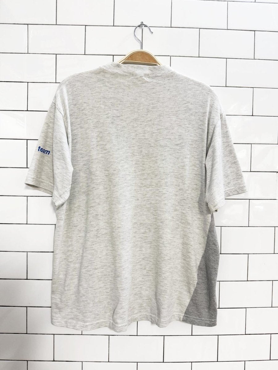 vintage 90s nokia suzhou panelled tee | comme ça ism - good market thrift store