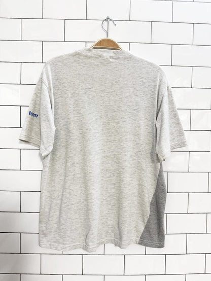 vintage 90s nokia suzhou panelled tee | comme ça ism - good market thrift store