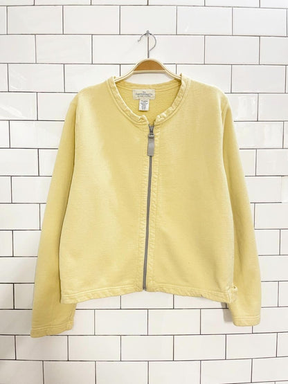 vintage 90s non - fiction full zip sweatshirt cardigan | the galt knitting co. - good market thrift store