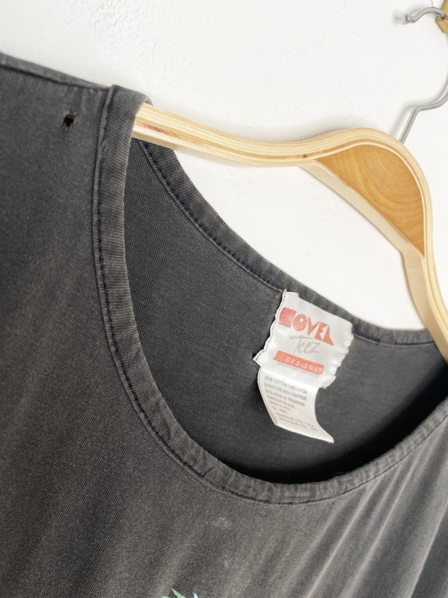 vintage 90s novel teez warner bros bugs + tweety ski oversized t-shirt dress | made in India - good market thrift store