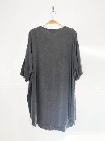 vintage 90s novel teez warner bros bugs + tweety ski oversized t-shirt dress | made in India - good market thrift store