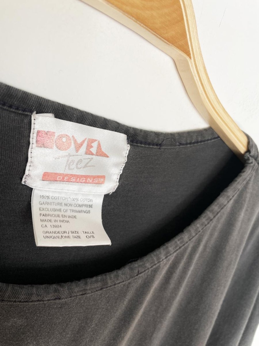 vintage 90s novel teez warner bros bugs + tweety ski oversized t-shirt dress | made in India - good market thrift store