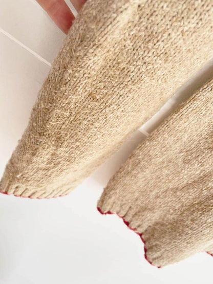 vintage 90s NR tartan skates + holly full zip knit cardigan | northern reflections - good market thrift store