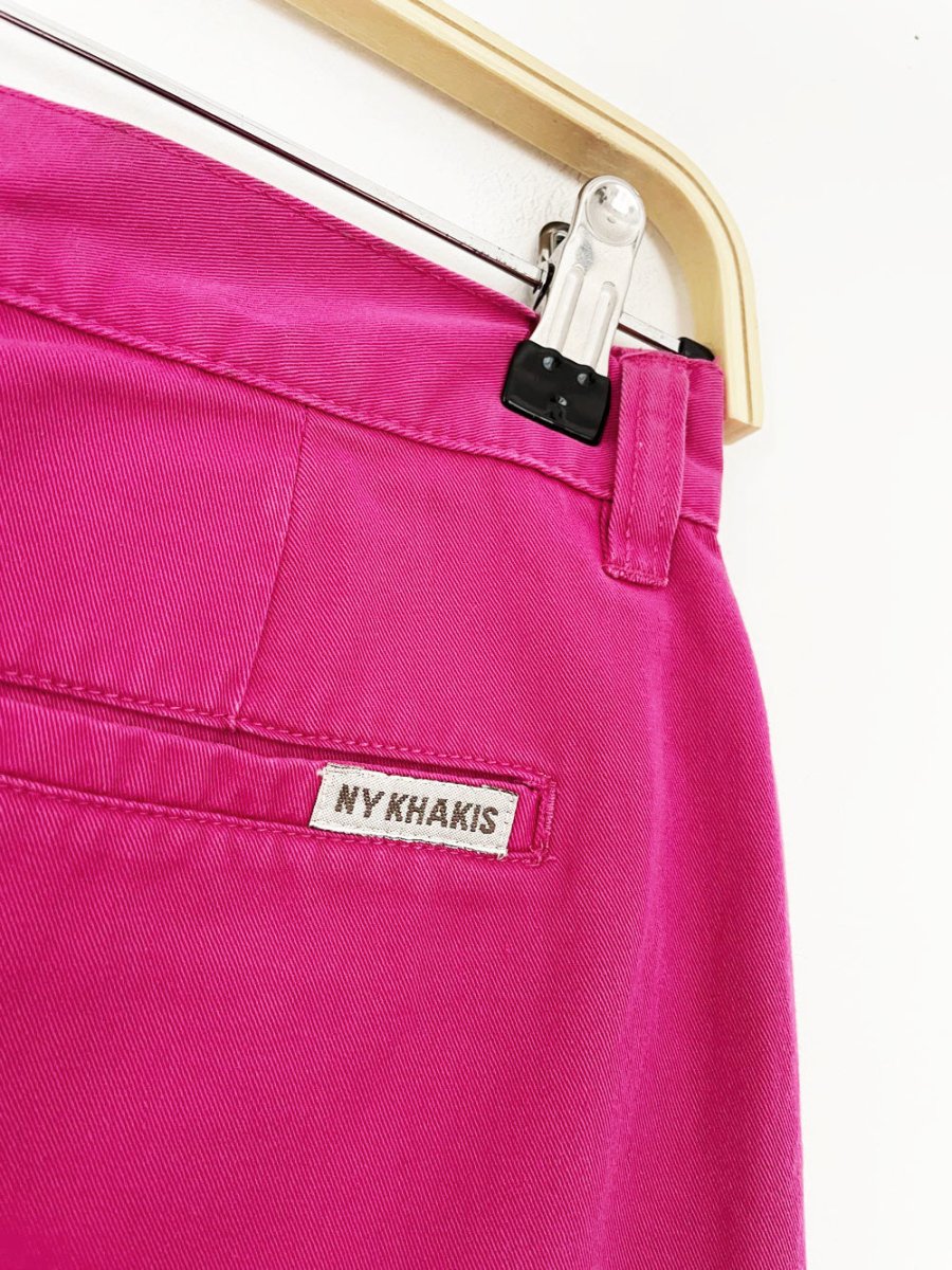 vintage 90s NY khakis hot pink denim shorts - good market thrift store