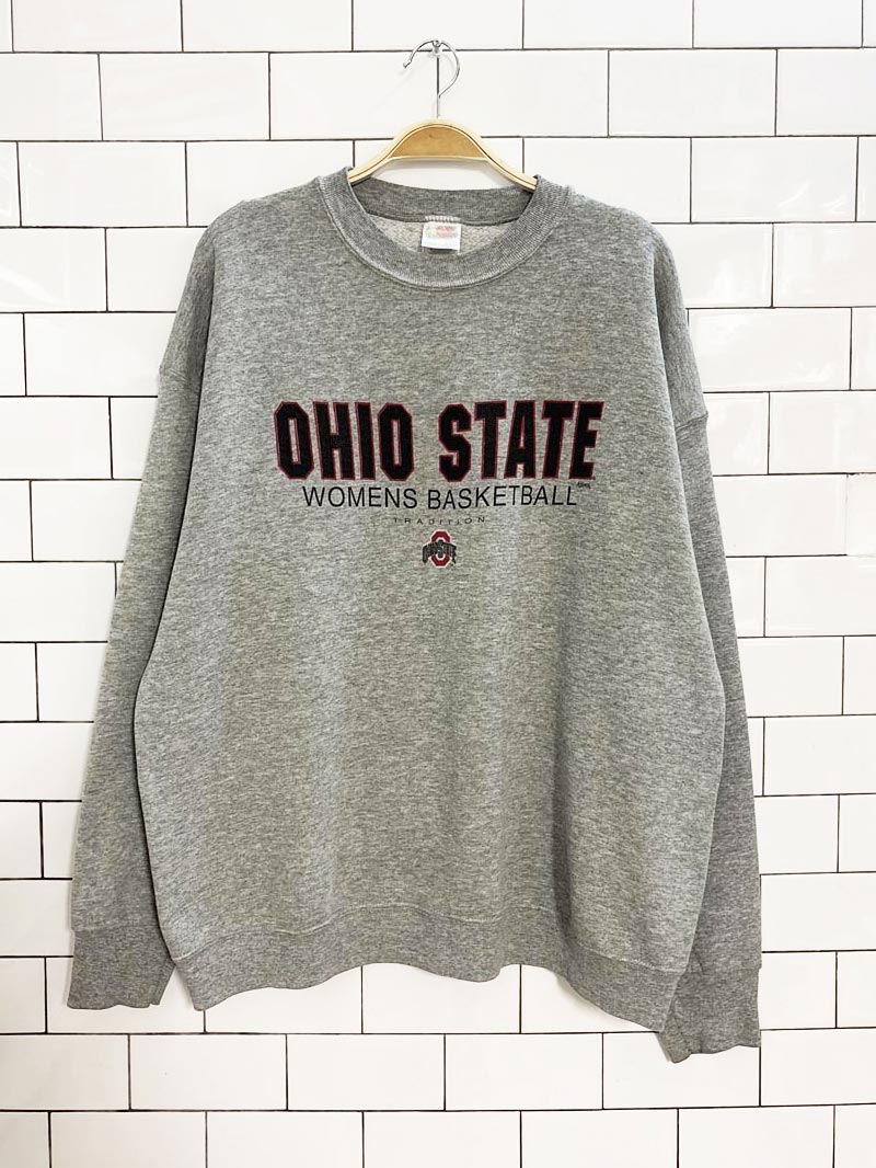 vintage 90s ohio state womens basketball collegiate sweatshirt - good market thrift store
