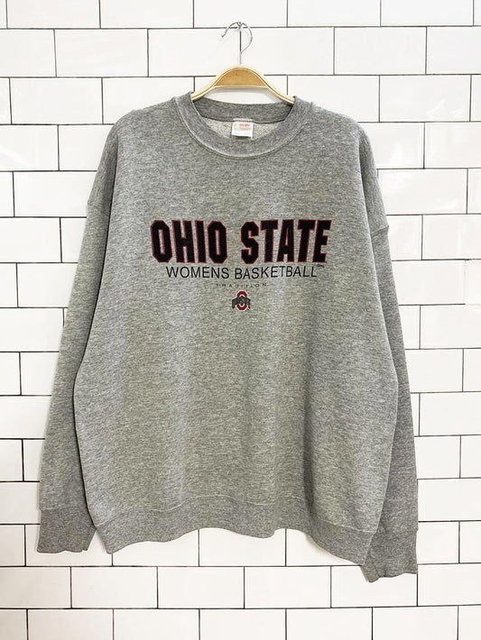 vintage 90s ohio state womens basketball collegiate sweatshirt - good market thrift store