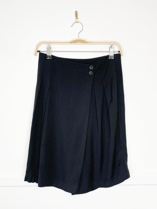 vintage 90s ONE louben silk - blend pleated skort | eaton - good market thrift store
