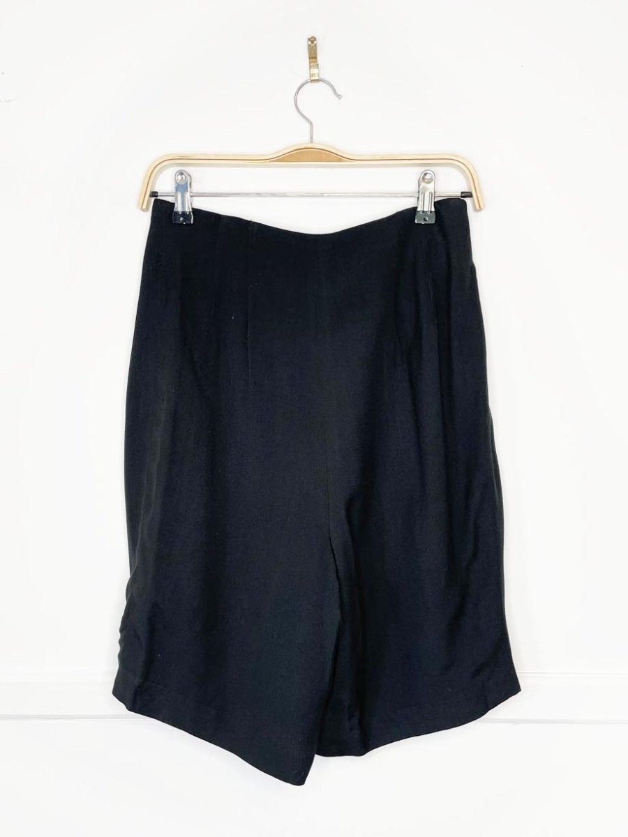 vintage 90s ONE louben silk - blend pleated skort | eaton - good market thrift store