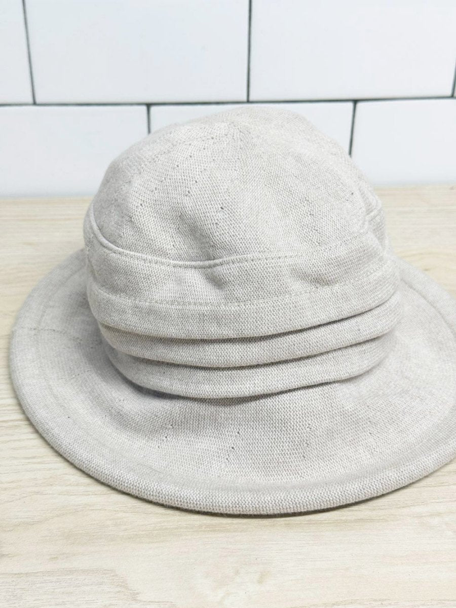 vintage 90s parkhurst knit wire brim sun hat | made in Canada - good market thrift store