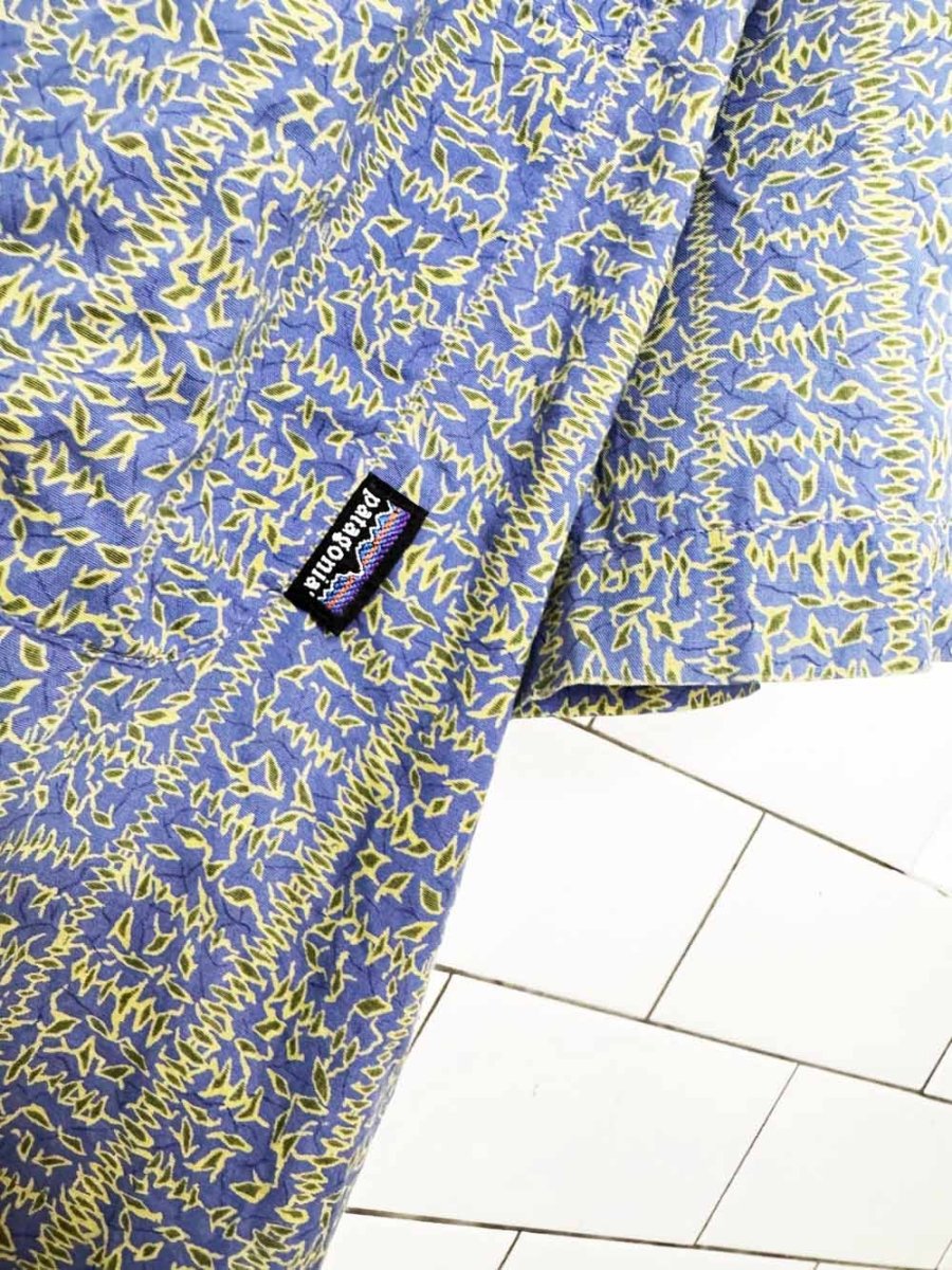 vintage 90s patagonia dreamtime camp full button shirt - good market thrift store
