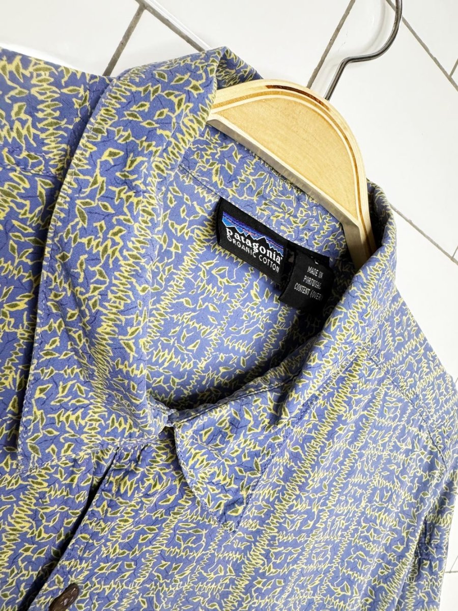 vintage 90s patagonia dreamtime camp full button shirt - good market thrift store