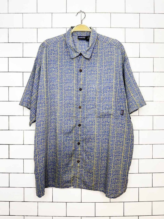 vintage 90s patagonia dreamtime camp full button shirt - good market thrift store