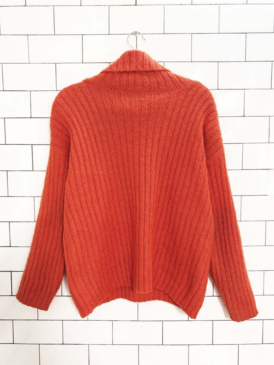 vintage 90s paul harris mohair - blend turtleneck sweater - good market thrift store