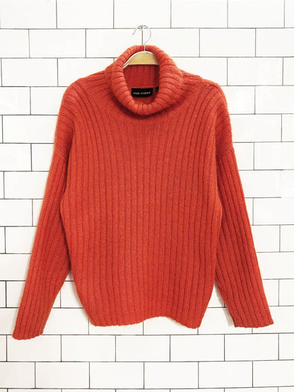 vintage 90s paul harris mohair - blend turtleneck sweater - good market thrift store