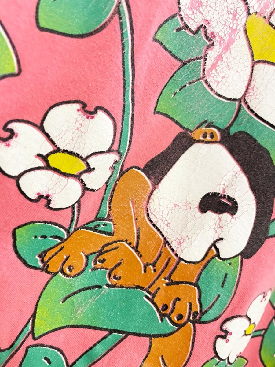 vintage 90s petal pets dogwood cropped graphic tee | made in India - good market thrift store