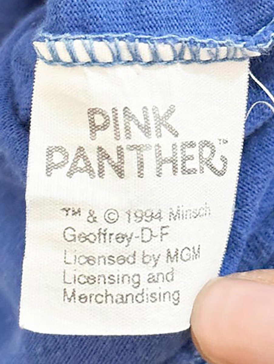 vintage 90s pink panther golfs embroidered tee | toon time - good market thrift store