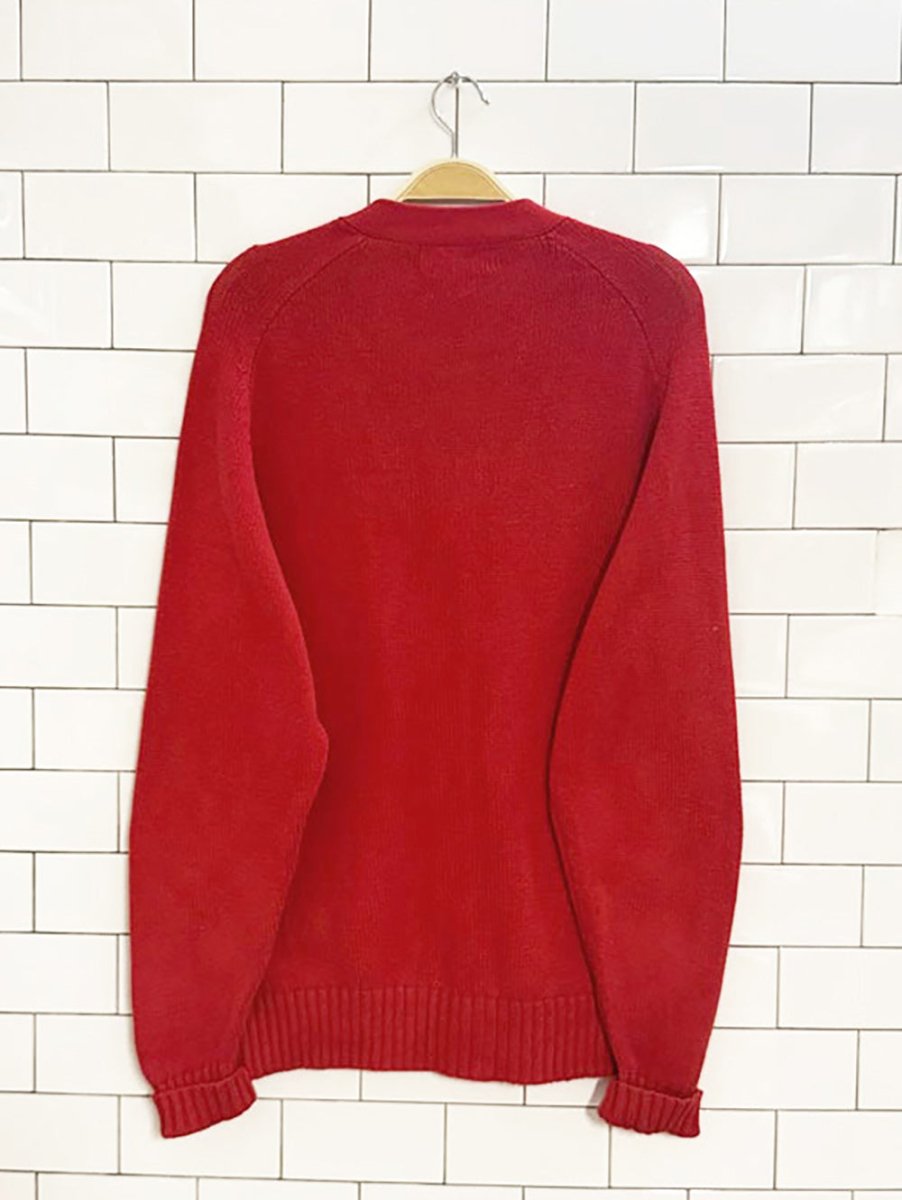 vintage 90s polo ralph lauren cotton knit cardigan - good market thrift store