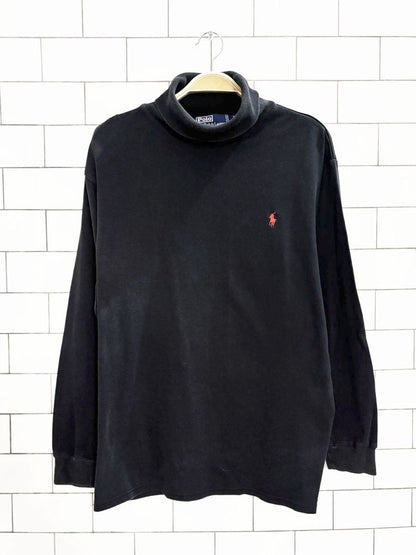 vintage 90s ralph lauren relaxed fit turtle neck | made in Canada - good market thrift store