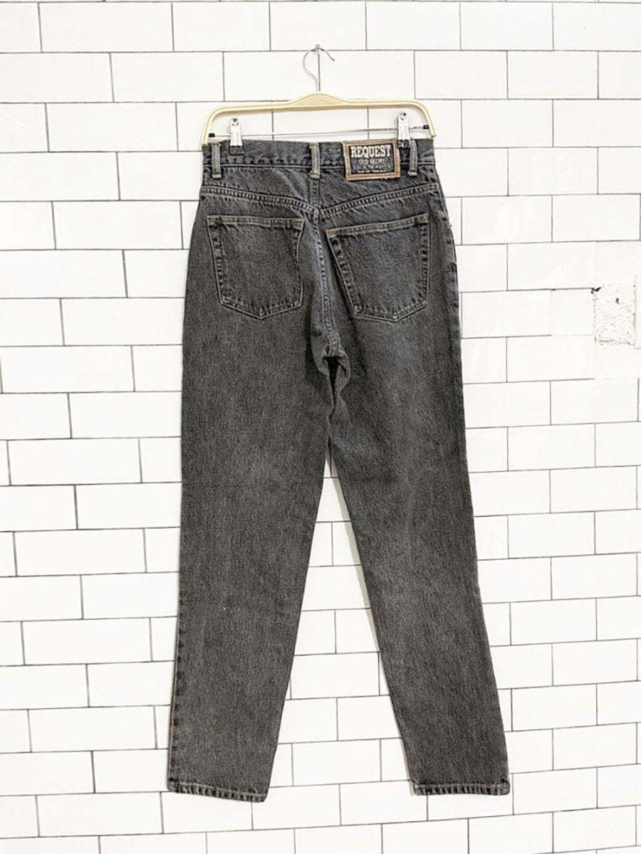 vintage 90s request high waist tapered jeans - good market thrift store