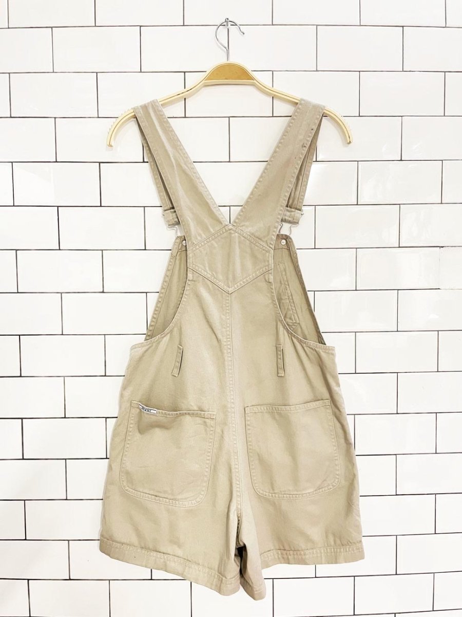 vintage 90s revolt utility overall shorts - good market thrift store
