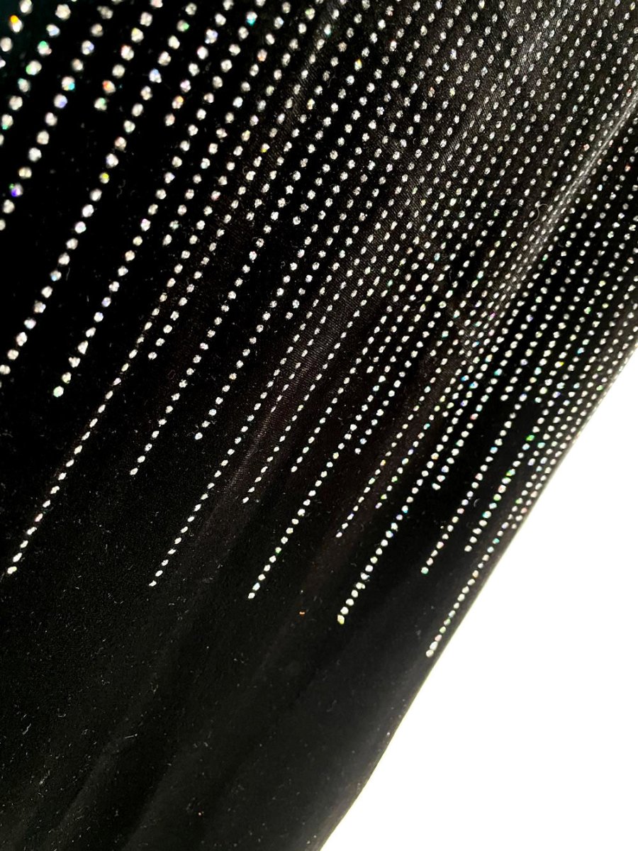 vintage 90s ronni nicole velvet sparkle maxi dress | ouida - good market thrift store