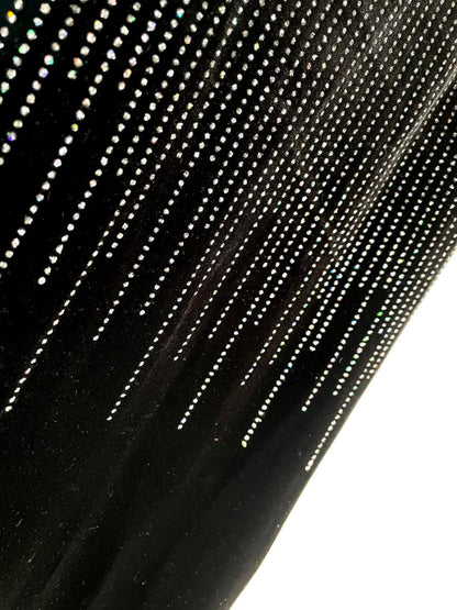 vintage 90s ronni nicole velvet sparkle maxi dress | ouida - good market thrift store