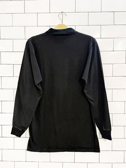 vintage 90s roots mock neck shirt | made in USA | russell athletic - good market thrift store