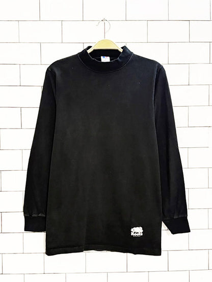 vintage 90s roots mock neck shirt | made in USA | russell athletic - good market thrift store