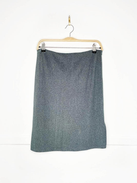 vintage 90s smart set silver glitter mini skirt - good market thrift store