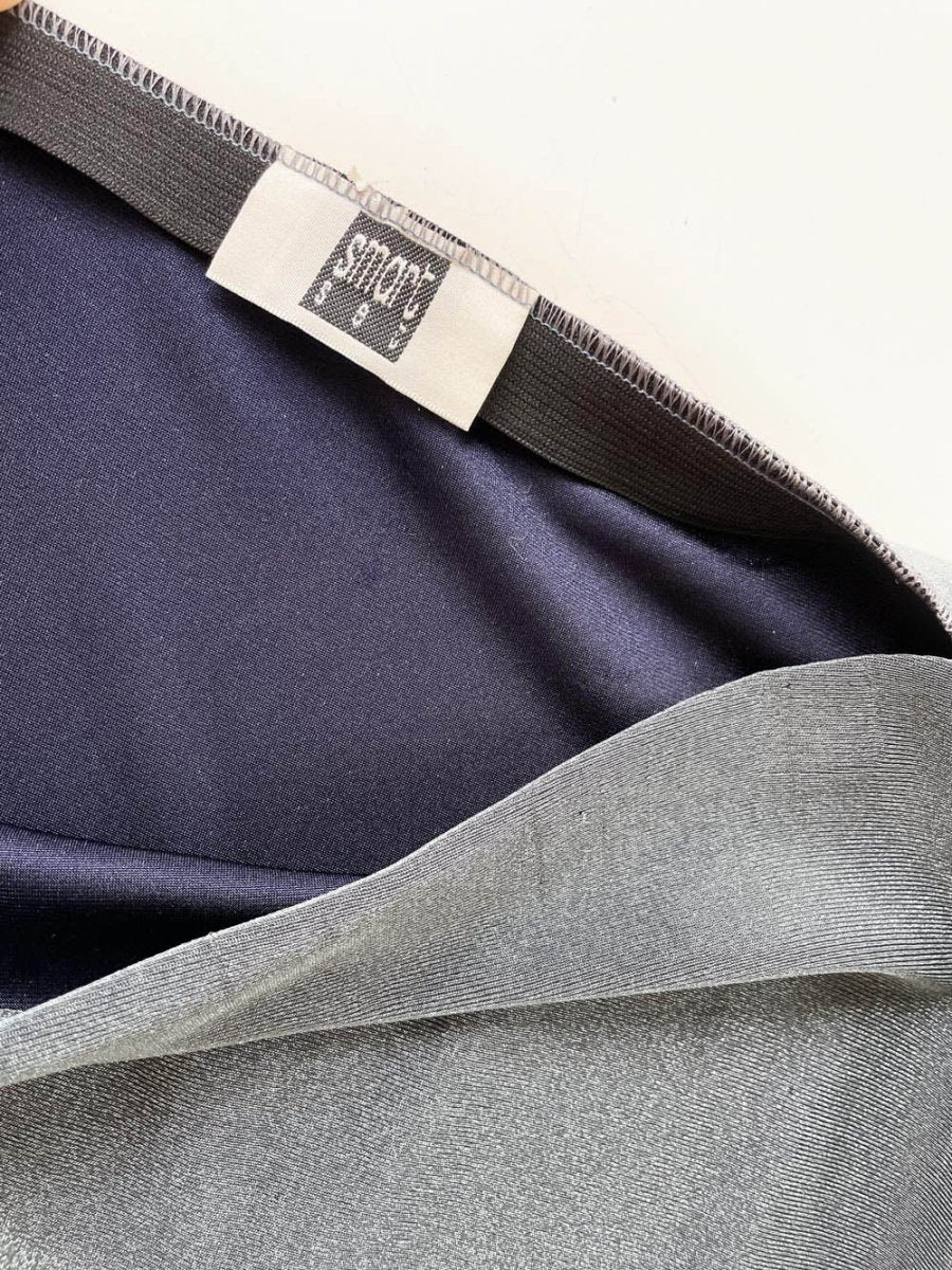 vintage 90s smart set silver glitter mini skirt - good market thrift store